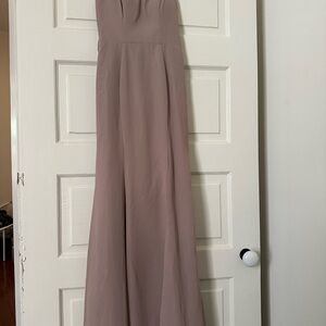Azazie mauve bridesmaid dress